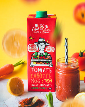 Jus de Fruits & Légumes Tomate Carotte Piment - 3 x 1L