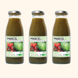 Soupe Courgette Tomate Basilic Bio - 3 x 48cl