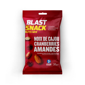Mix énergisant - Noix de cajou Cranberries Amandes - 35g