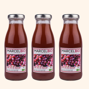 Pur Jus de Raisin Bio - 3 x 25cl