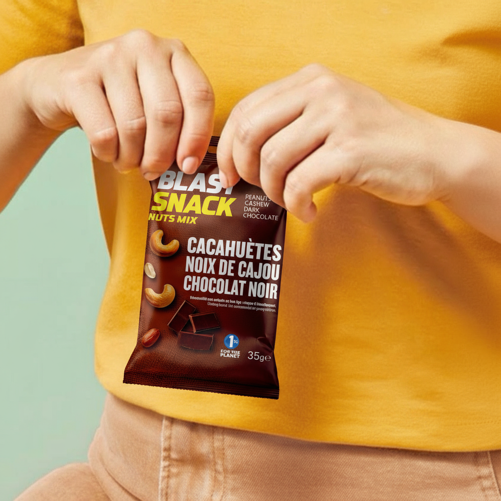 Mix énergisant - Cacahuètes Noix de cajou Chocolat noir - 15 x 35g