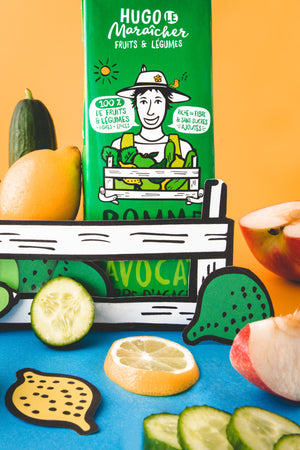 Jus de Fruits & Légumes Pomme Concombre Avocat - 3 x 1L