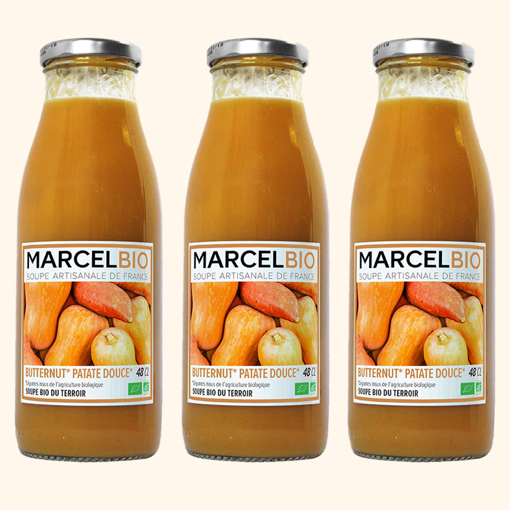 Soupe butternut patate douce Marcel Bio 48cl